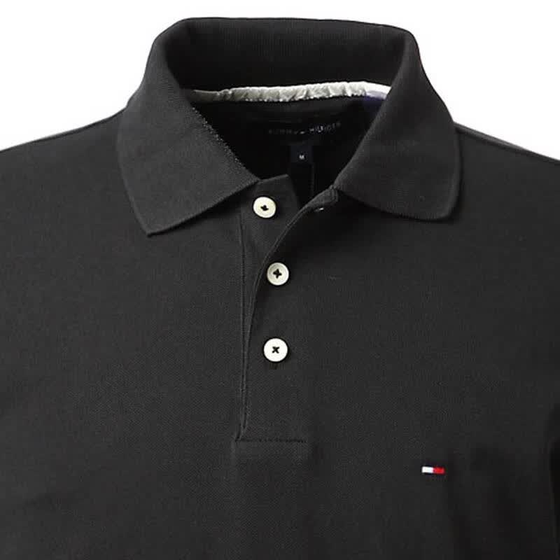tommy hilfiger/汤米·希尔费格 男经典logo短袖polo衫 黑色 s