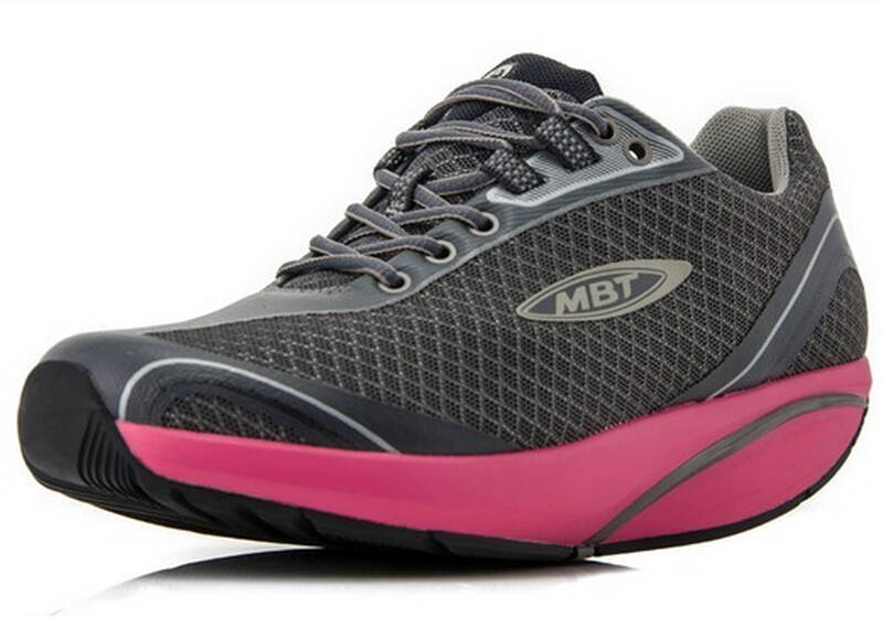 瑞士mbt 女士 400284155 mahuta w neon raven 运动休闲鞋 灰 37