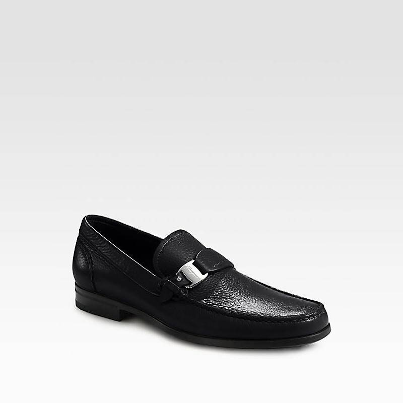 菲拉格慕 salvatore ferragamo 男式休閒皮鞋 black q00057218 10.