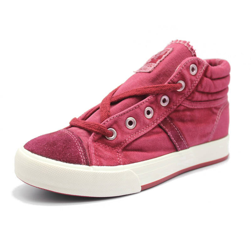 yourdz 2013新女款运动鞋休闲鞋韩版潮流高帮防滑牛筋底牛仔布帆布鞋