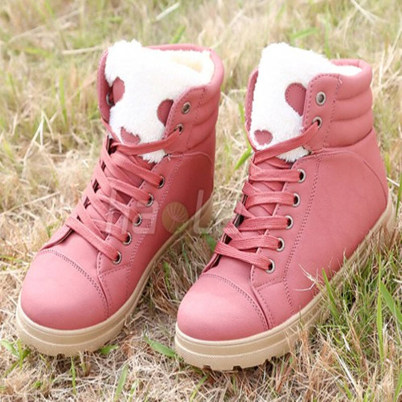 大促2013秋冬新款韩版潮冬短靴高帮鞋女休闲鞋卡通熊猫保暖女棉鞋女鞋