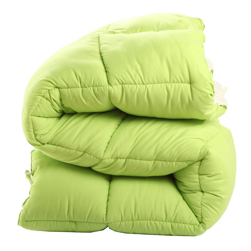 加厚 磨毛纯色 棉被 双拼冬被子 学生被子 特价/促销 绿色 150*200cm