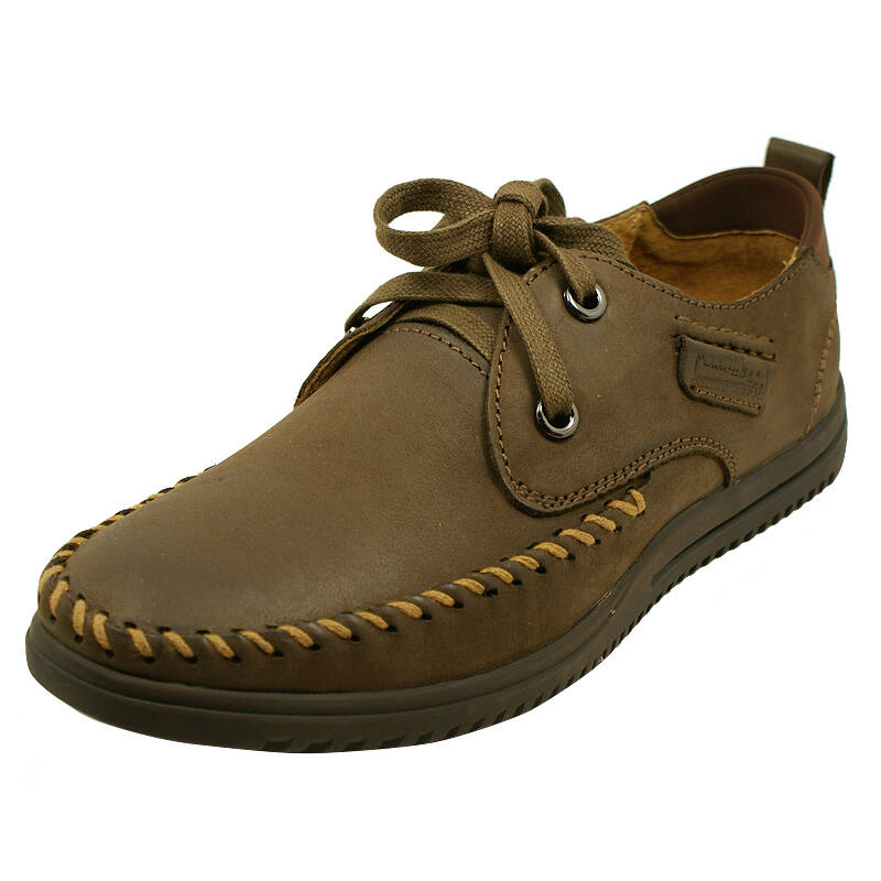 camelbarrel骆驼 跑车系列皮鞋 新款热销男鞋 休闲男鞋ca13516 棕色