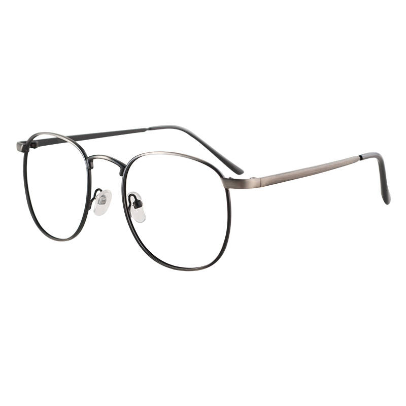 个性超轻女款潮 近视眼镜可配镜眼镜架 2262 枪灰色