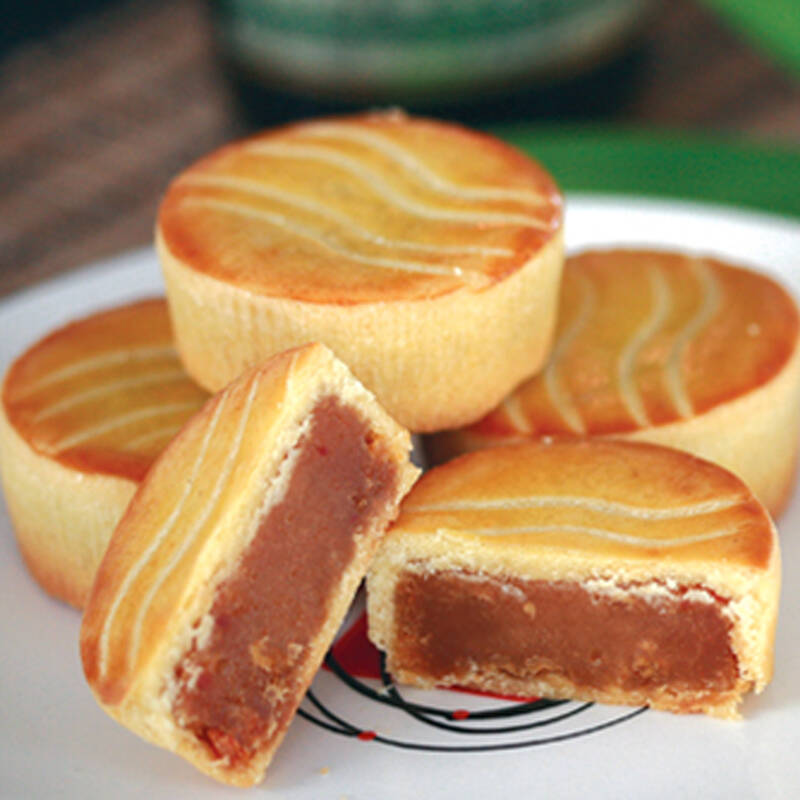 香港锦华双黄白莲蓉月饼礼盒740g/盒