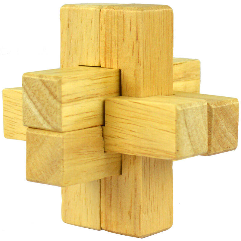 木童 早教益智 解锁玩具 孔明锁套装 智能锁五件套 a3043