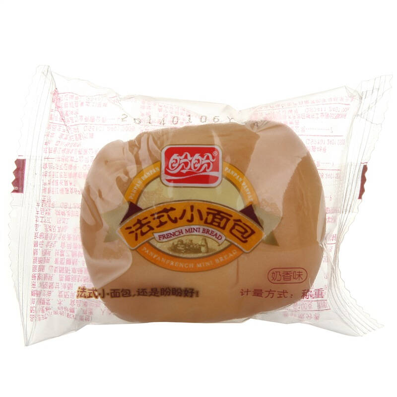 【京东超市】盼盼 法式小面包 奶香味200g(内装10枚)【图片 价格 品牌