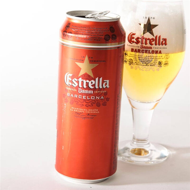 西班牙 estrella星啤酒500ml 听装