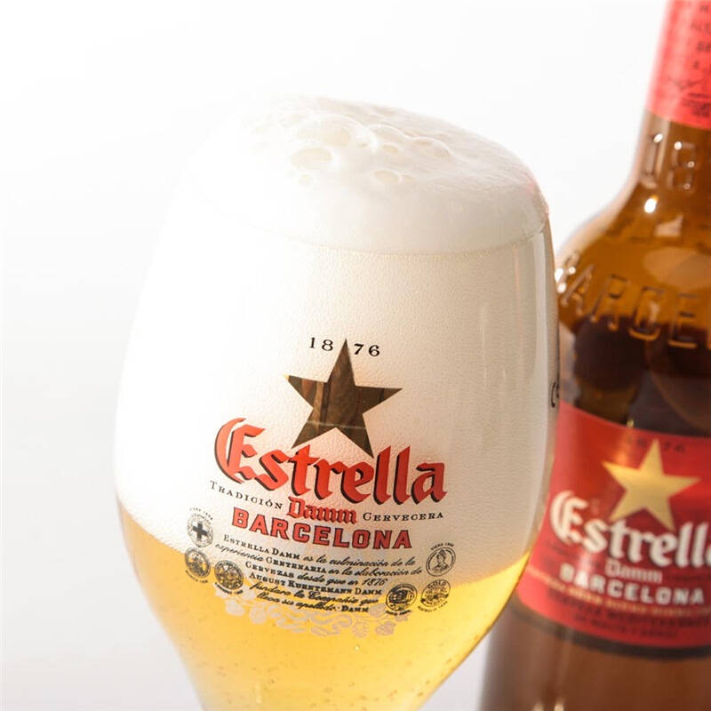 西班牙 estrella星啤酒330ml 瓶装