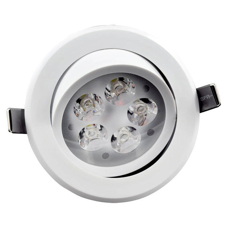 雪莱特 标准led射灯5w 客厅 餐厅 门厅筒灯 正白光