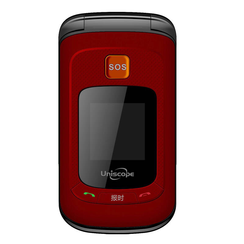 优思(uniscope) us98 cdma 1x电信手机 翻盖手机 老人机 红