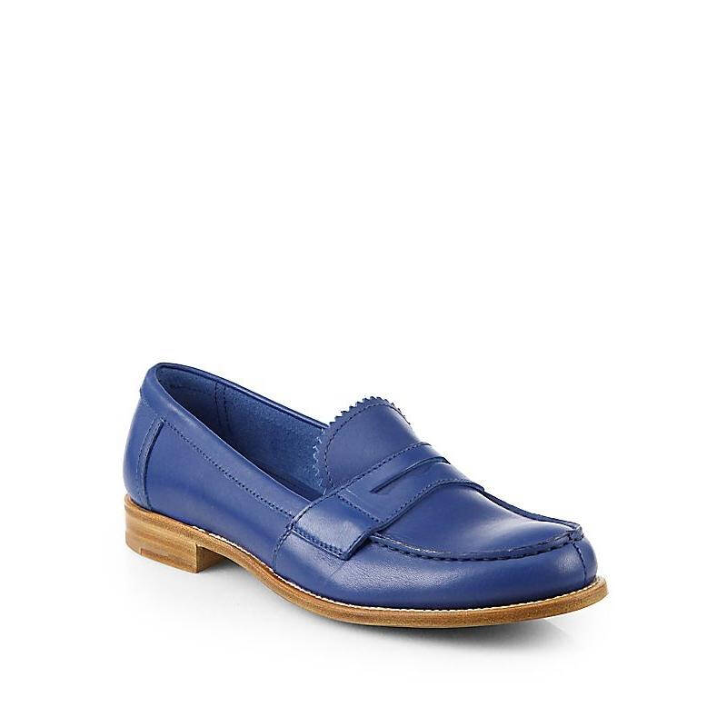 普拉达 prada 女式休闲皮鞋 cobalt q00075725 6