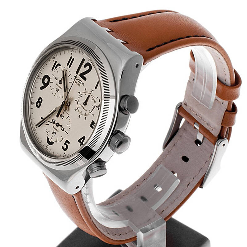 自营 斯沃琪(swatch)手表 时光机系列石英男表莱布隆yvs408