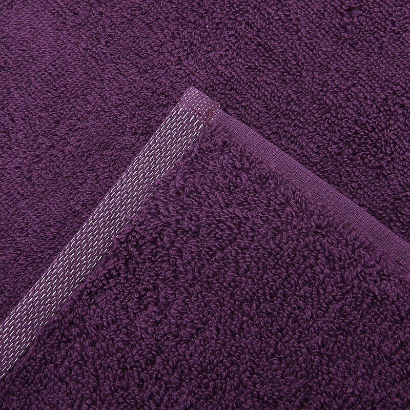 lovo 罗莱家纺 纱丽瑞莎进口浴巾紫色