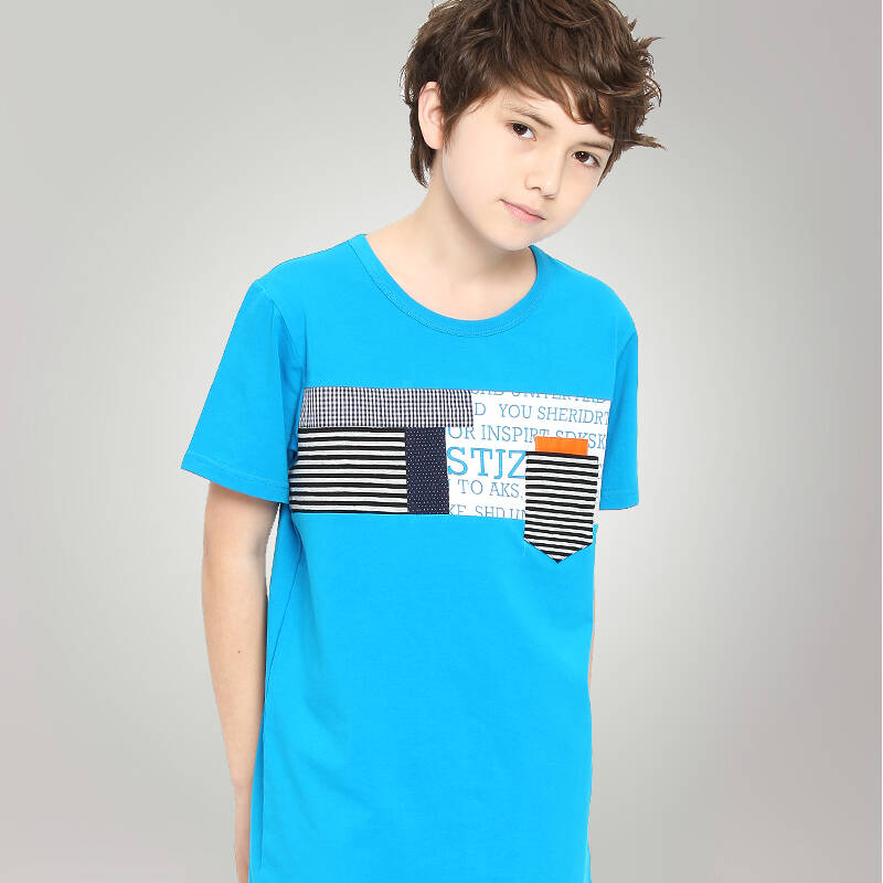 石头剪子布2013年夏装新品大男孩童装纯棉短袖t恤韩版潮流服装精梳棉