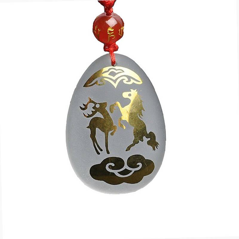 芳菲正品开光2013年属狗开运吉祥物吊坠【禄马交驰】 护身符项坠 钥匙