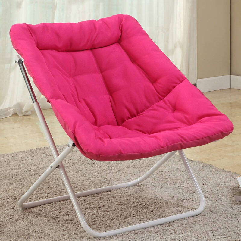 生活诚品 艾伦布艺靠椅 香蕉椅 折叠椅hy098 自营