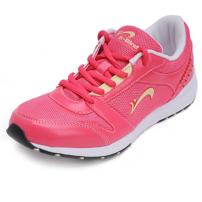 贵人鸟 kbird 女鞋休闲鞋网状运动鞋y26842 -2玫瑰红/鹅黄 41