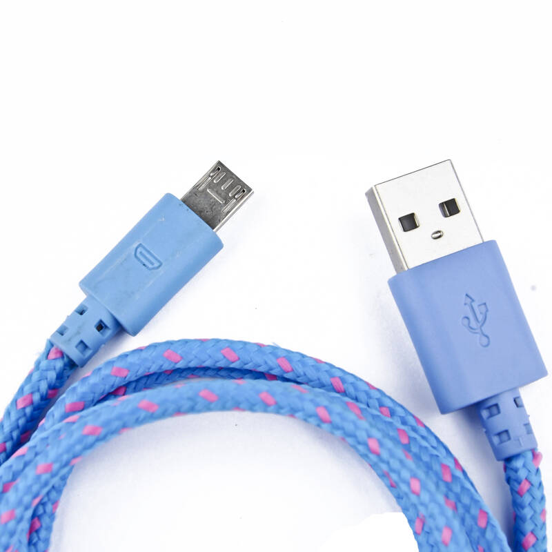 品怡 适用于三星 htc 麻绳款多色充电线 数据线 micro usb 手机充电线