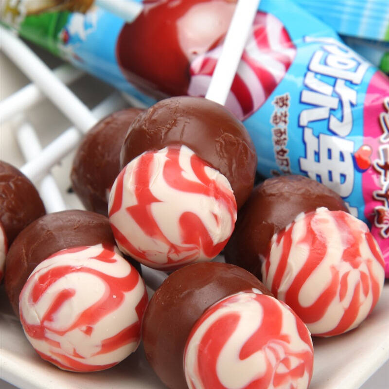 阿尔卑斯草莓酸奶巧克力味双享棒256g