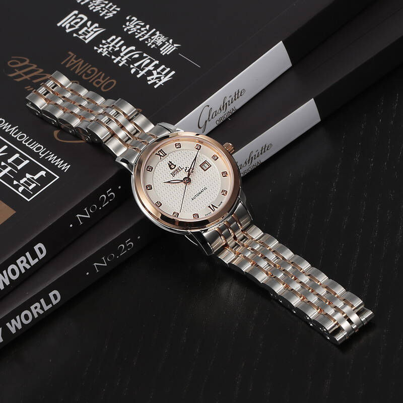 依波路ernestbore皇室系列白色机械女表lbr6155-2599