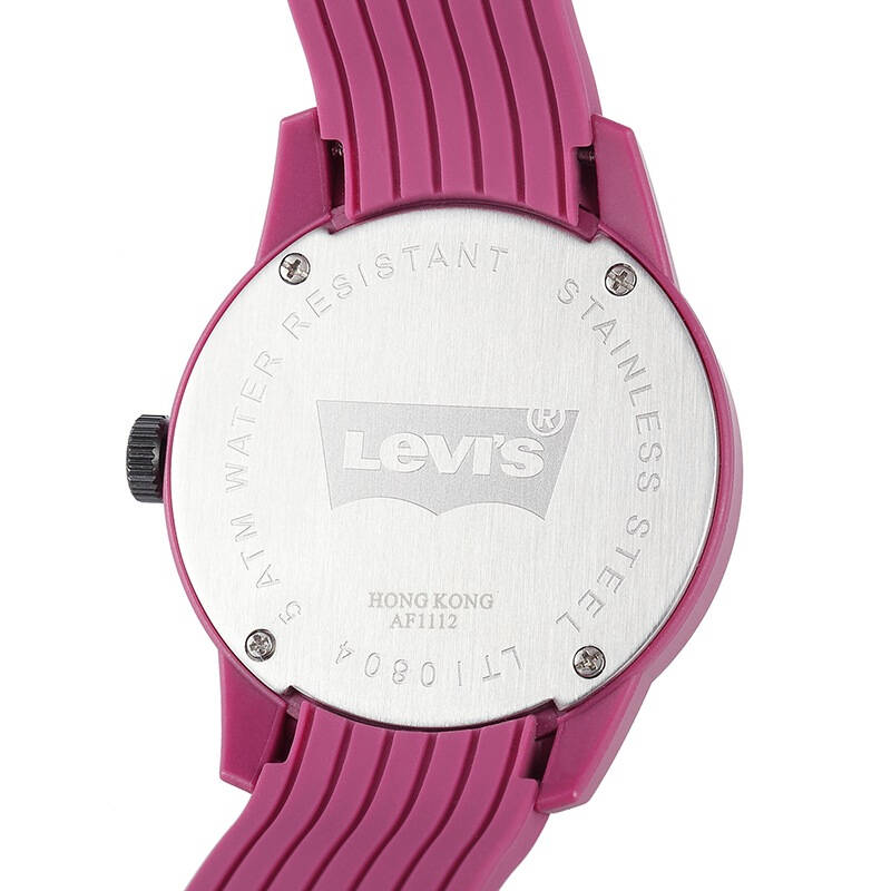 李维斯(levis)手表 简洁大方紫色石英情侣女表lti0804