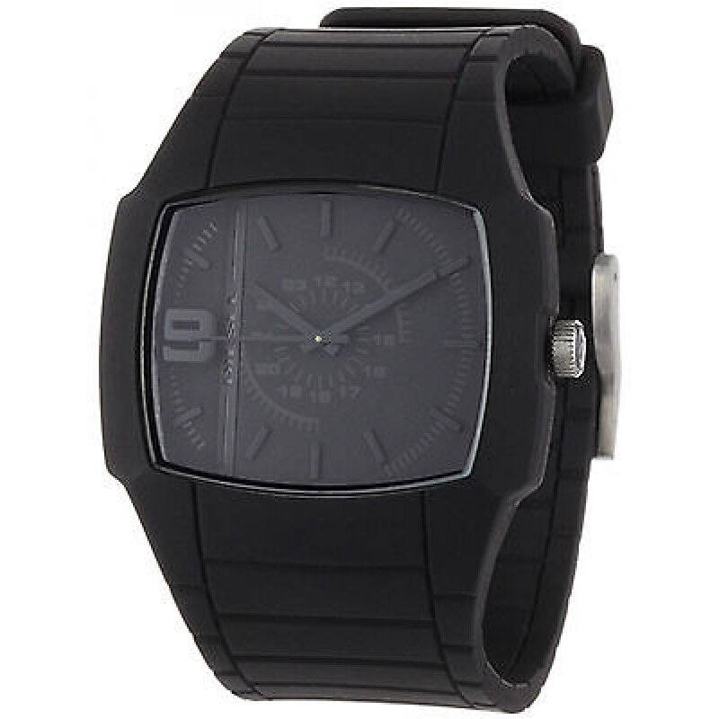diesel 迪赛 男士正方形石英表 dz1384 黑色 f
