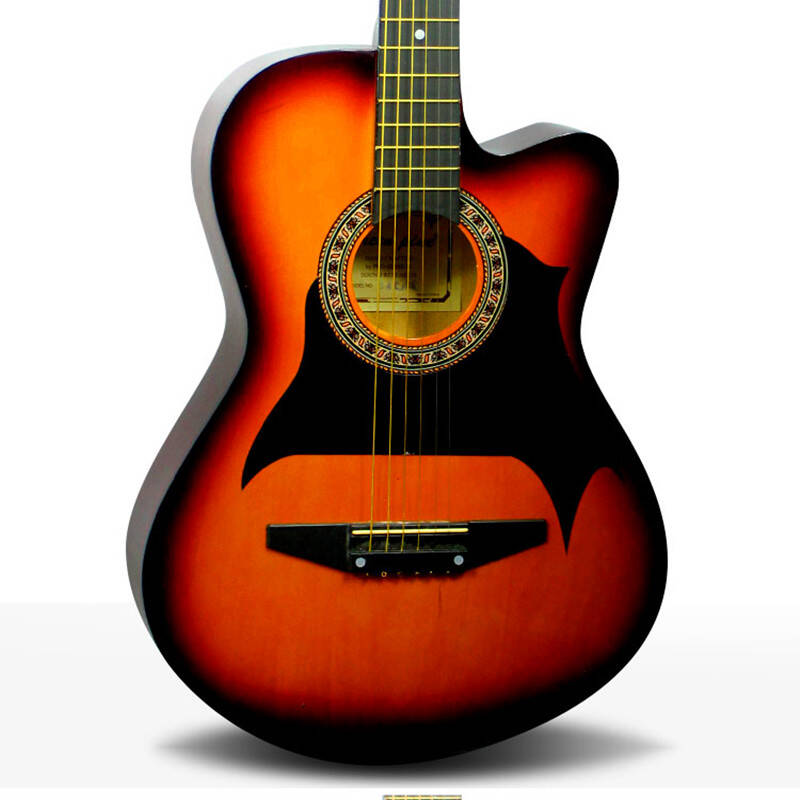 马洛升级38寸炫彩系列练习琴 初学必备民谣木吉他