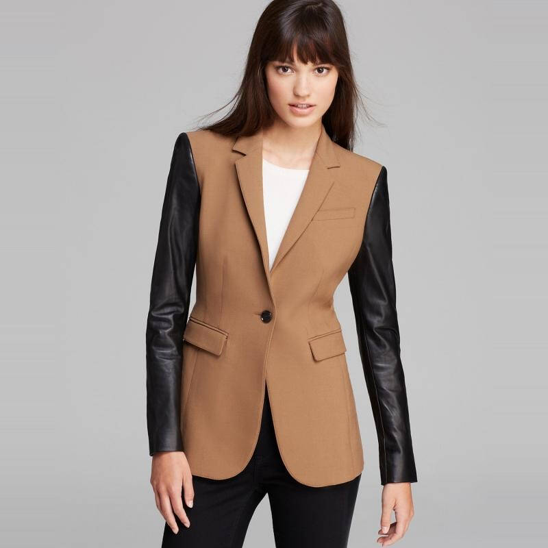 巴宝莉 burberry 女式休闲西装 brown q00066364 6