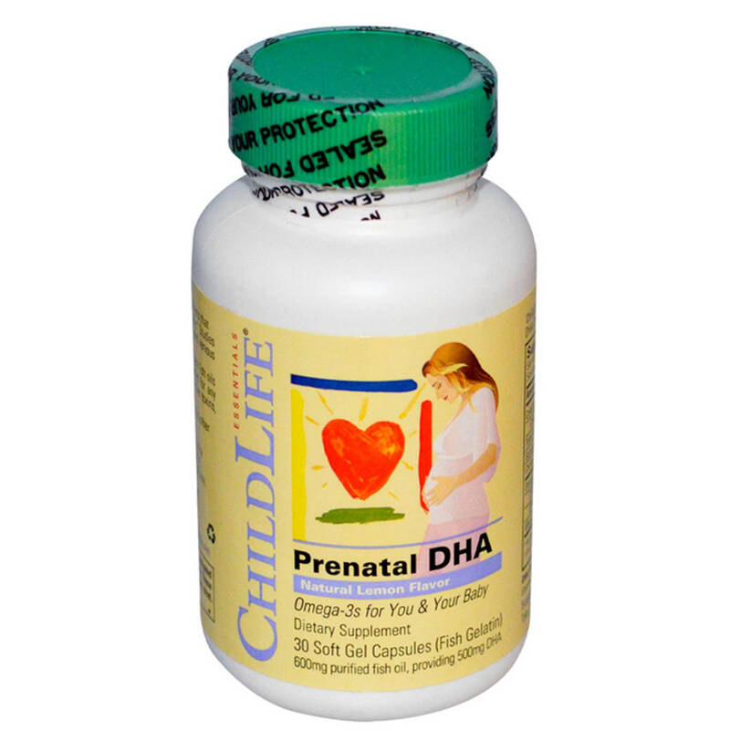 美国childlife童年时光 高端dha孕妇鱼油 30粒 500mg 包邮 单罐装
