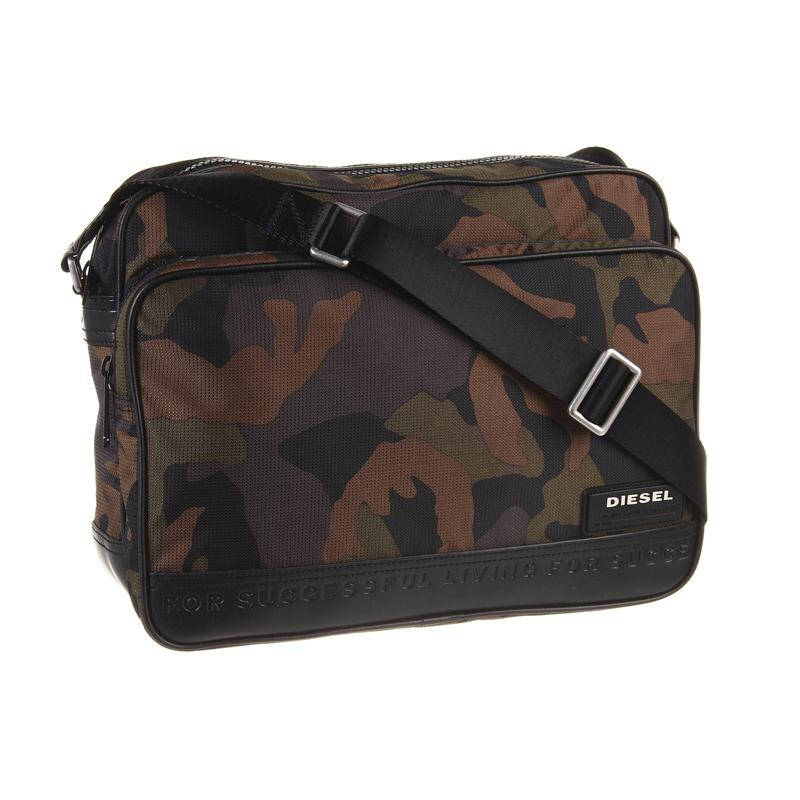 隆恩美国代购专柜正品迪赛diesel男 camo on the road 单肩斜挎包