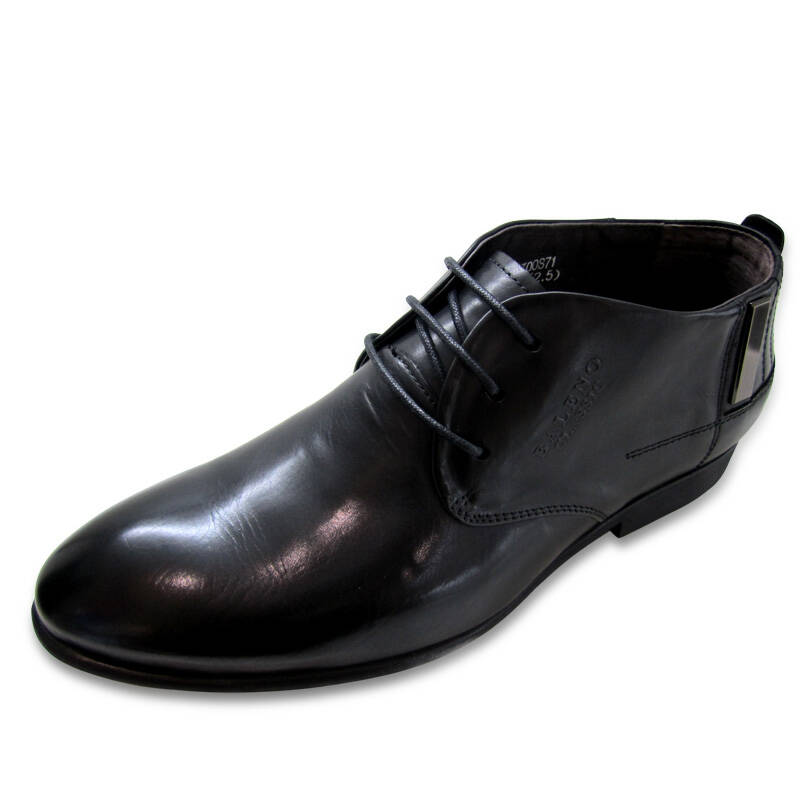 宾奴新款英伦商务头层牛皮休闲男鞋433700871黑色 黑色 38