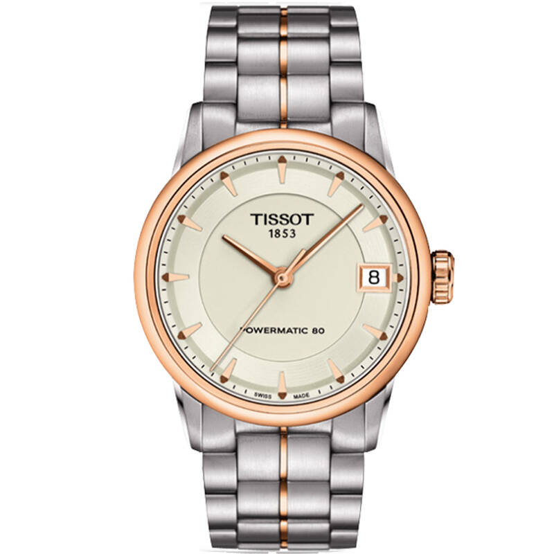 天梭tissot女表豪致系列机械手表t086.207.22.261.01