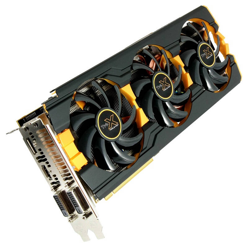 蓝宝石(sapphire) r9 290x tri-x 4g gddr5 1040mhz/5200mhz 4g/512b