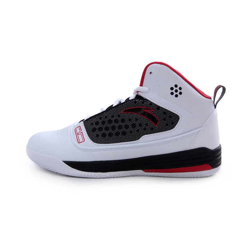 安踏男鞋 kg加内特篮球鞋2014新耐磨运动鞋11411125 -1安踏白/黑/大红
