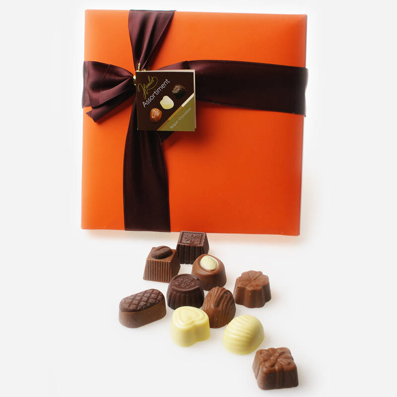 比利时进口 哈姆雷特hamlet 什锦巧克力橘色礼盒 250g/盒生日礼物