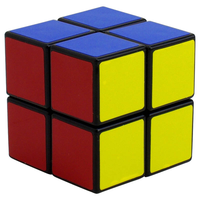 炫动酷地带 动竞界魔方 2阶魔方 黑白两色任选 竞界黑色