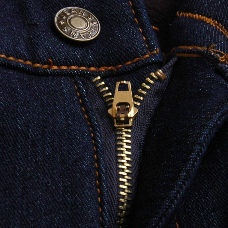 洛黛尔摇粒绒修身显瘦牛仔裤靴裤 wyk120010 深蓝色 31码