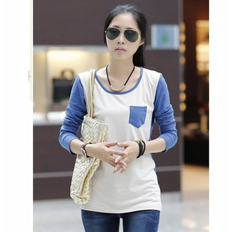 服饰鞋帽 女装 t恤 > 可欣 韩版 2013秋装新款女装 大码棉长袖休闲