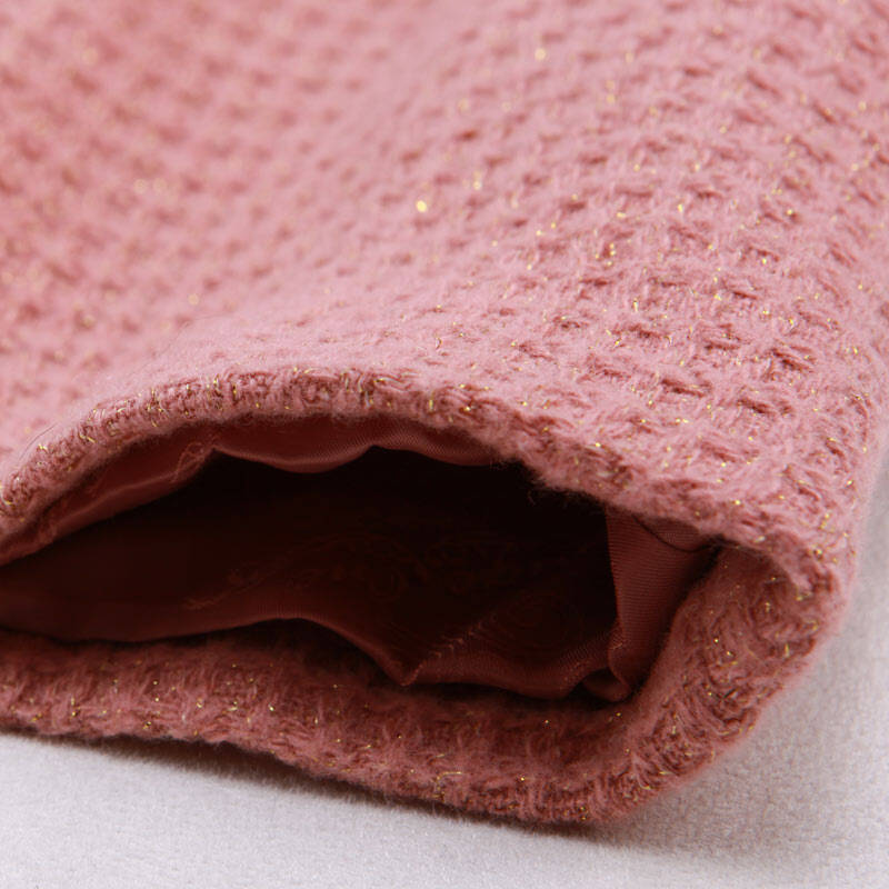 page one/佩吉 2013秋冬新品女装甜美羊毛毛呢外套 873877 暗粉红 s码