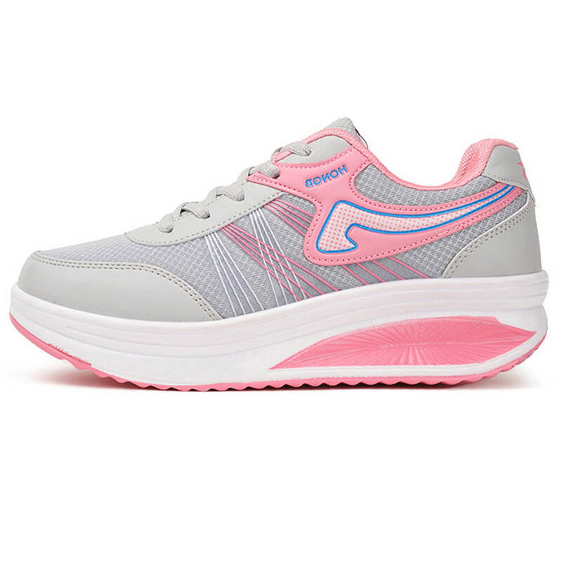 木易王子减肥鞋 网面透气摇摇鞋 厚底运动松糕瘦身厚底休闲鞋单鞋2317