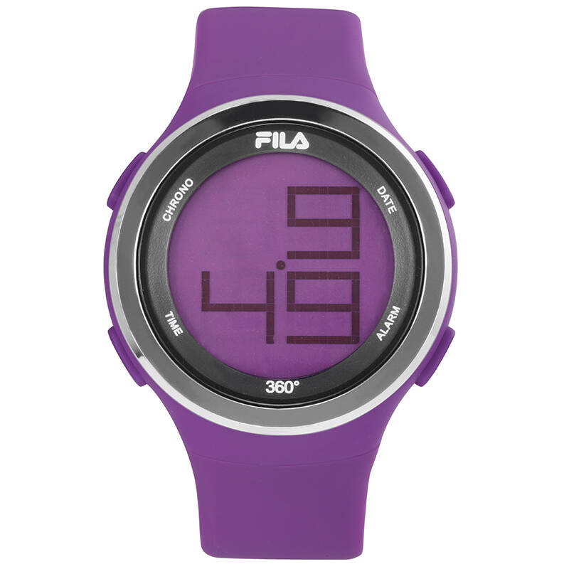 斐乐(fila) 户外运动电子男女情侣手表 fl38-038 fl38-038-004紫色