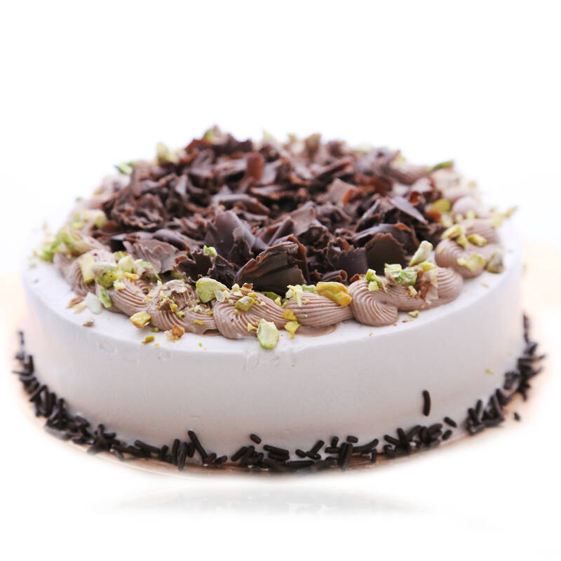 可米酷 摩卡杏仁纯鲜奶冰淇淋蛋糕 8寸