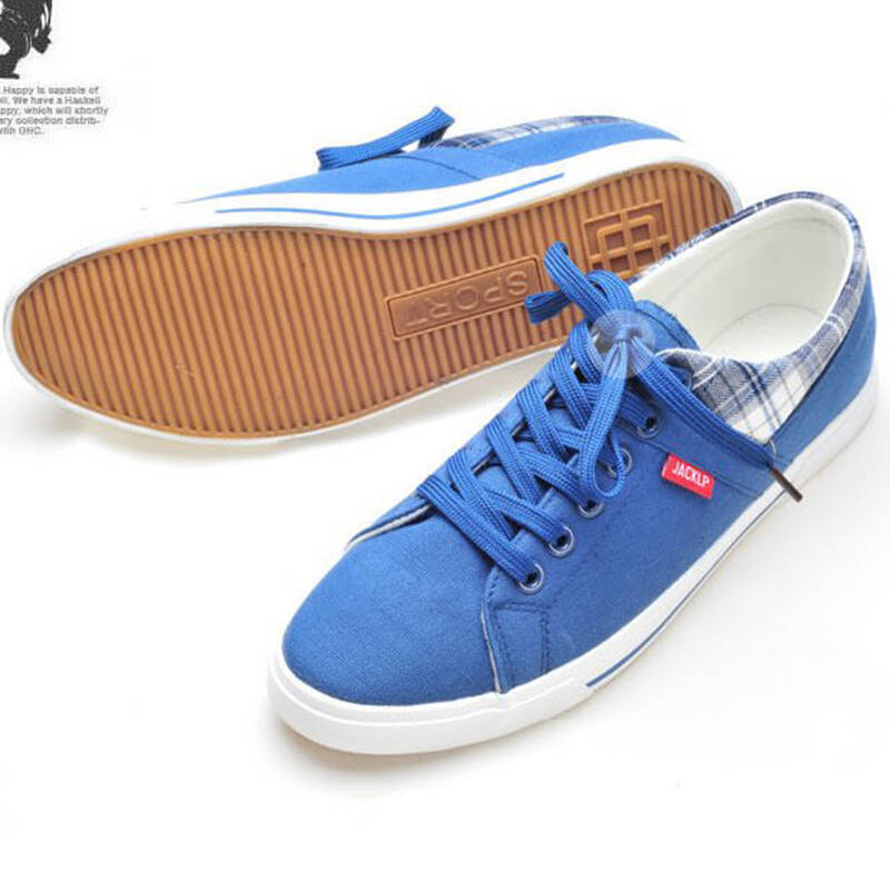 古莱登godlike 新款男式英伦简约低帮低帮板鞋 r08b-905| 蓝色 40