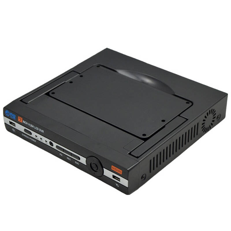 乔安(jooan) ja-3704p 4路硬盘机录像 带屏幕 四路高清d1 监控一体机