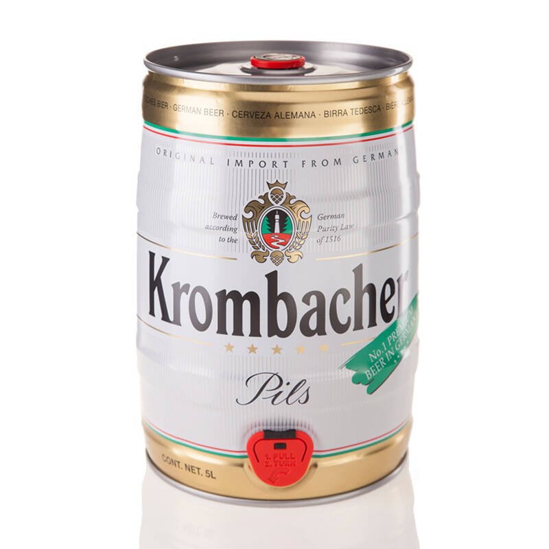 科隆巴赫 德国啤酒 清啤(原装进口啤酒)5l桶装啤酒