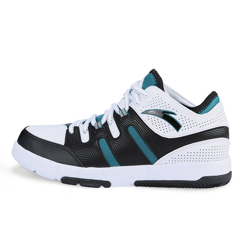 anta安踏男鞋男士篮球鞋运动鞋子男款11221143 安踏白/黑/松柏绿/银