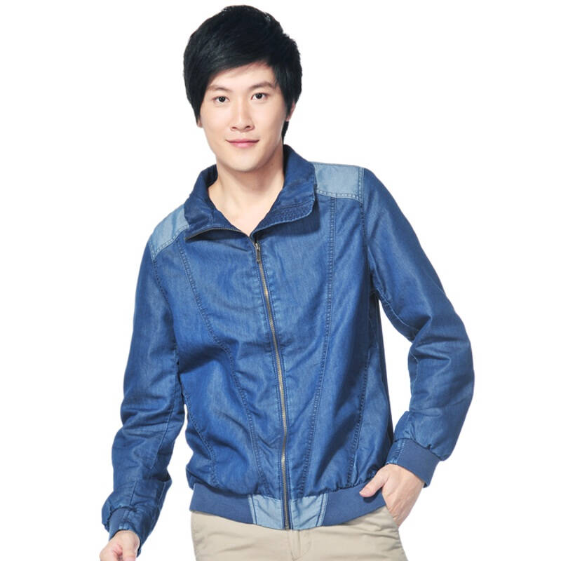 真維斯jeanswest 男裝新穎個性潮流仿牛仔夾克外套jw-34-122501 2581