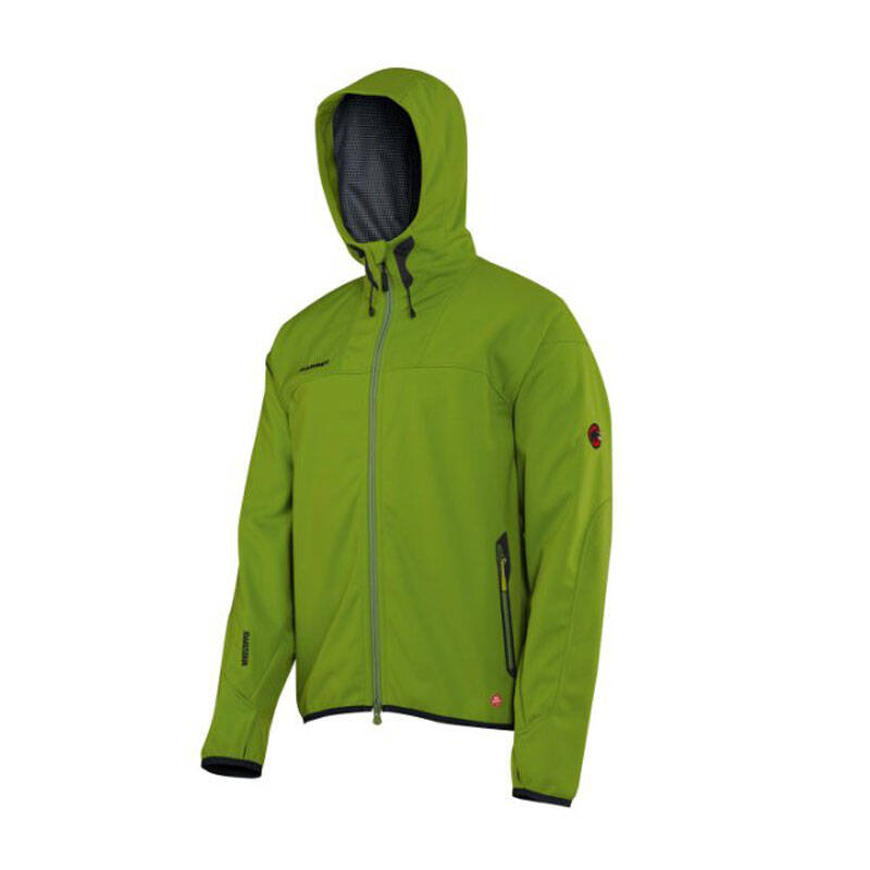 mammut/猛犸象男款吴彦祖经典软壳衣冲锋衣 ultimate hoody jacket 草