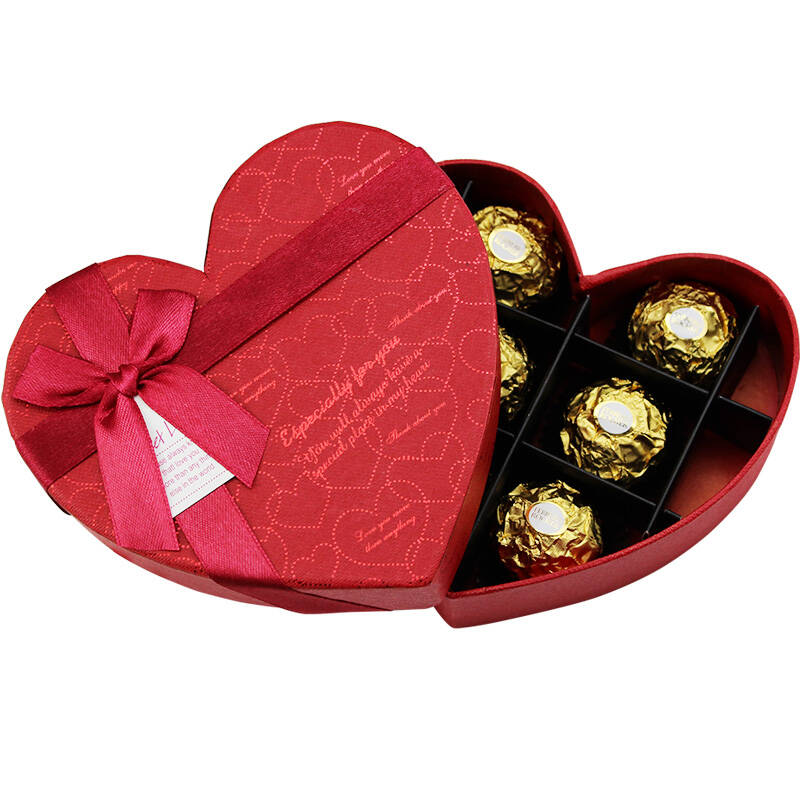 费列罗巧克力6格心型装礼盒